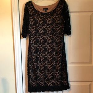 Black and Nude Dress